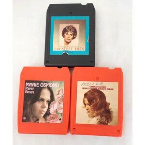 Tanya Tucker, Anne Murray Greatest Hits, Marie Osmond Paper Roses 8 Track Lot